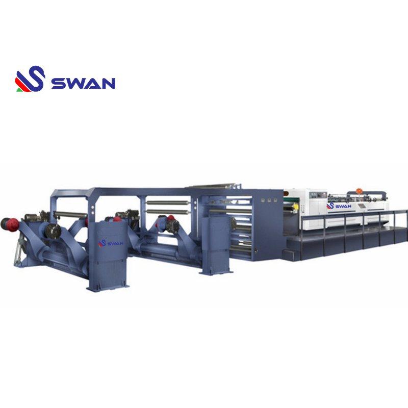 ZWC-1400-6 Paper Roll Cutting Machine 1650mm Roll Paper Sheet Cutter Machine (Six Roll)